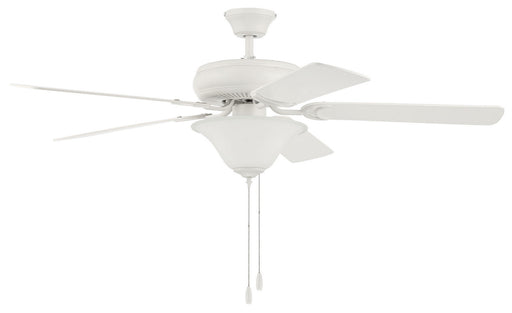 Decorator's Choice Bowl Light Kit 52" Ceiling Fan in Matte White from Craftmade, item number DCF52W5C1W
