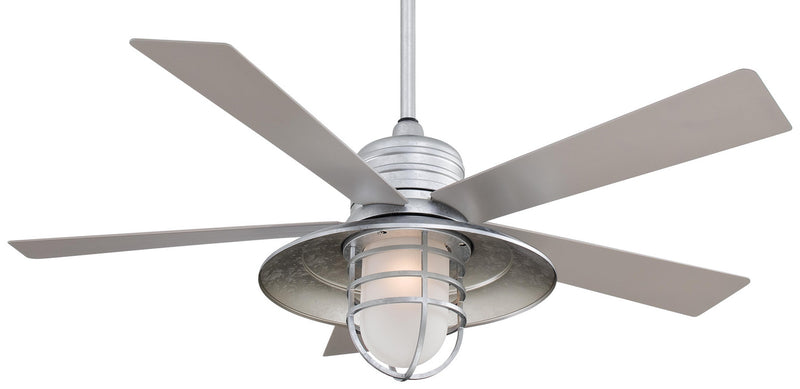 Rainman Led 54" Ceiling Fan in Galvanized