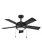Croft 42" Ceiling Fan in Matte Black by Hinkley Lighting
