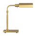 Kenyon One Light Task Table Lamp in Burnished Brass