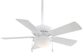 Supra LED 44" Ceiling Fan in White