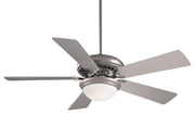 Supra LED 52" Ceiling Fan in Brushed Steel