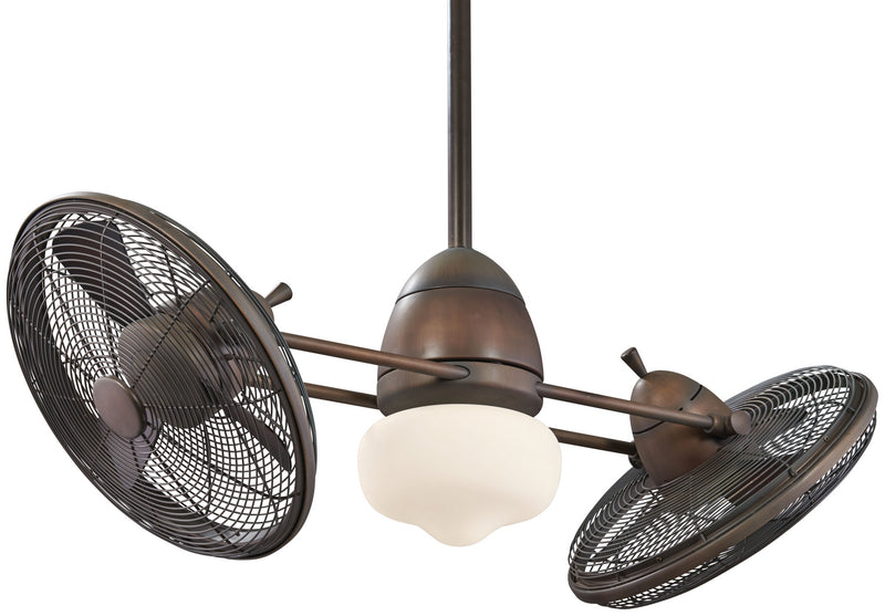 Vintage Gryo Led 42" Performance Fan in Restoration Bronze