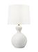 Antonina One Light Table Lamp in Marion White