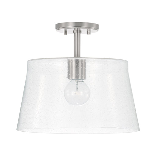 Baker One Light Pendant in Brushed Nickel