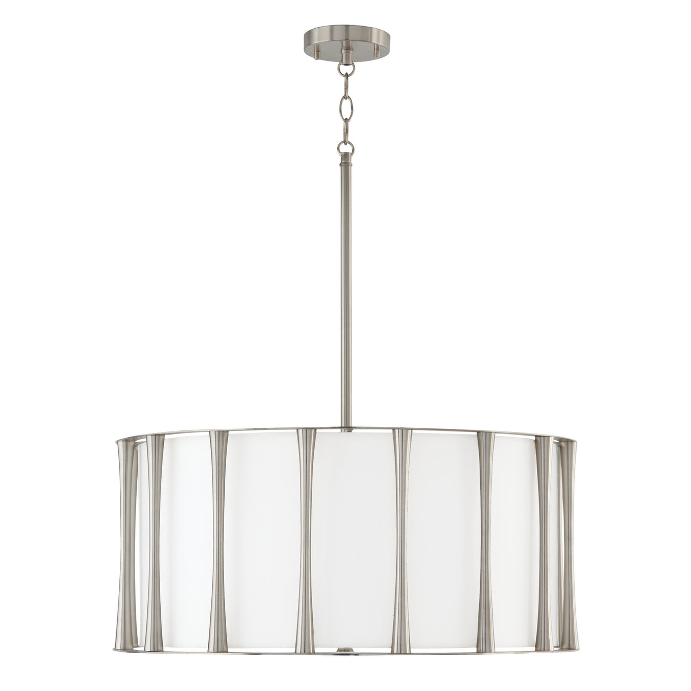 Bodie Four Light Pendant in Brushed Nickel