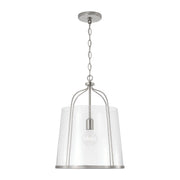 Madison One Light Pendant in Brushed Nickel