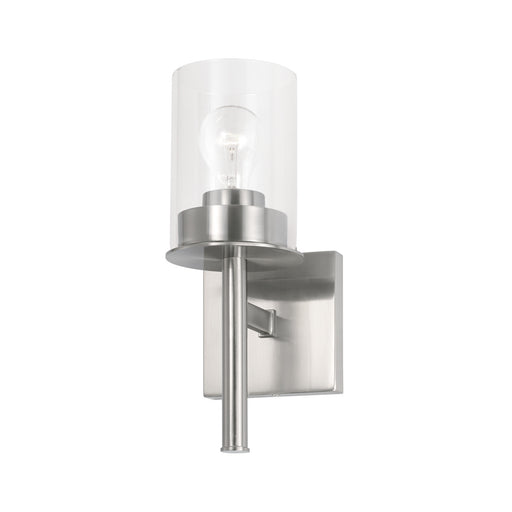 Mason One Light Wall Sconce in Brushed Nickel