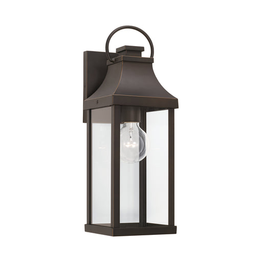 Bradford One Light Outdoor Wall Lantern in Oiled Bronze