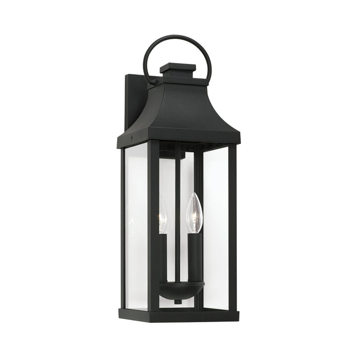 Bradford Two Light Outdoor Wall Lantern in Black