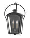 Yale Two Light Wall Mount in Black by Hinkley Lighting