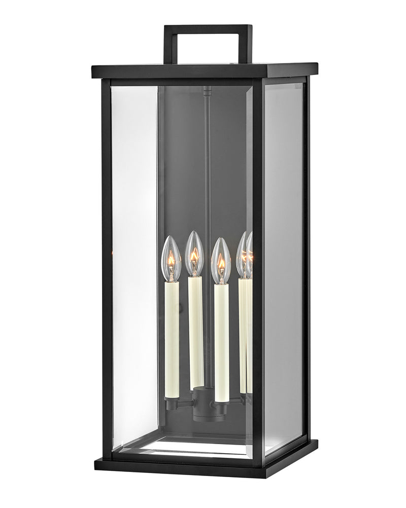 Weymouth Four Light Wall Mount in Black by Hinkley Lighting