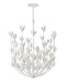 Flora Six Light Chandelier in Textured Plaster by Hinkley Lighting