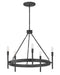 Tress Five Light Pendant in Forged Iron by Hinkley Lighting