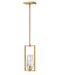 Ana One Light Pendant in Heritage Brass by Hinkley Lighting