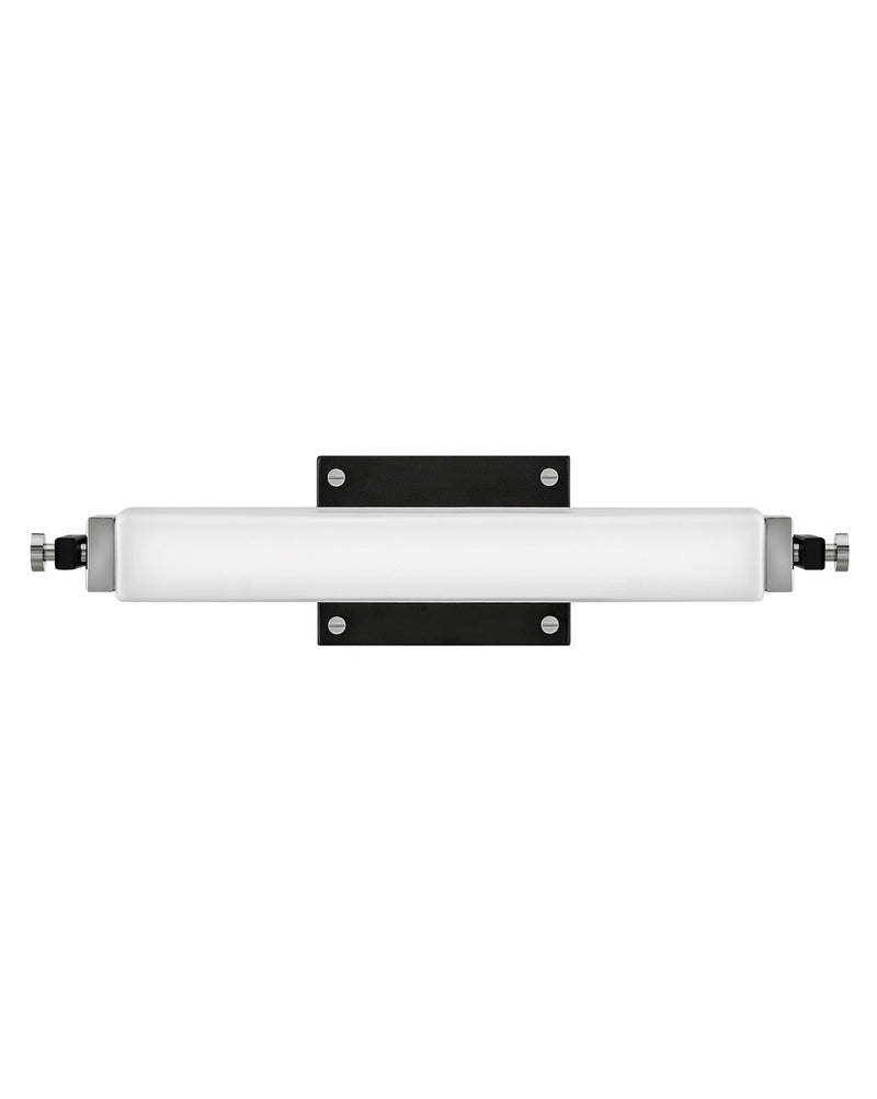 Rollins LED Wall Sconce in Black with Chrome accents by Hinkley Lighting