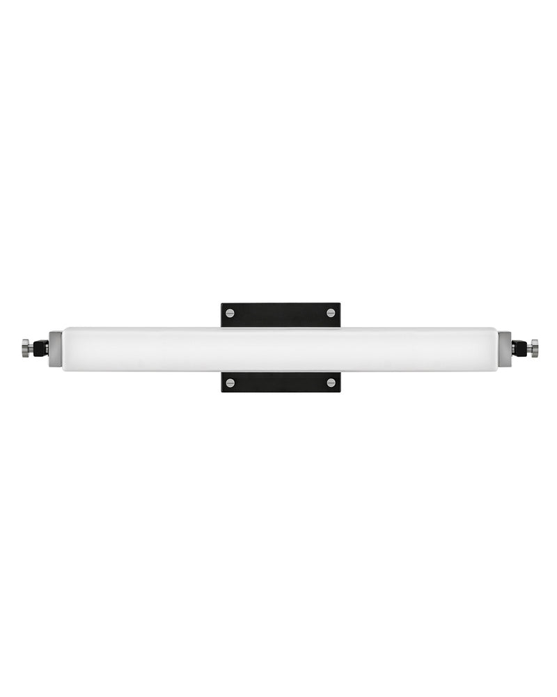 Rollins LED Wall Sconce in Black with Chrome accents by Hinkley Lighting