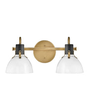 Argo Two Light Vanity in Heritage Brass by Hinkley Lighting