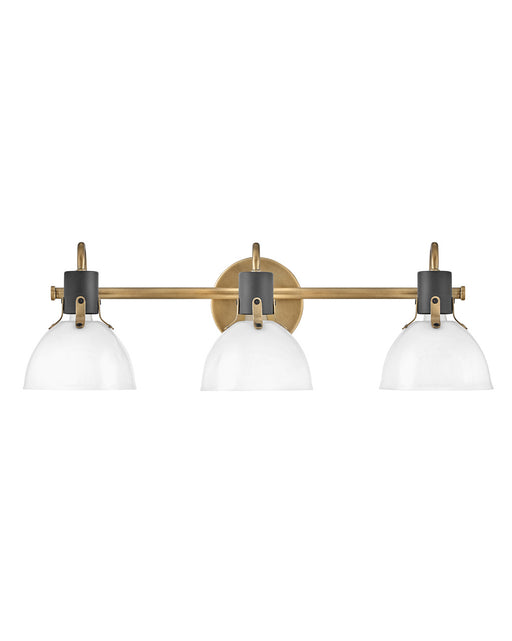 Argo Three Light Vanity in Heritage Brass by Hinkley Lighting