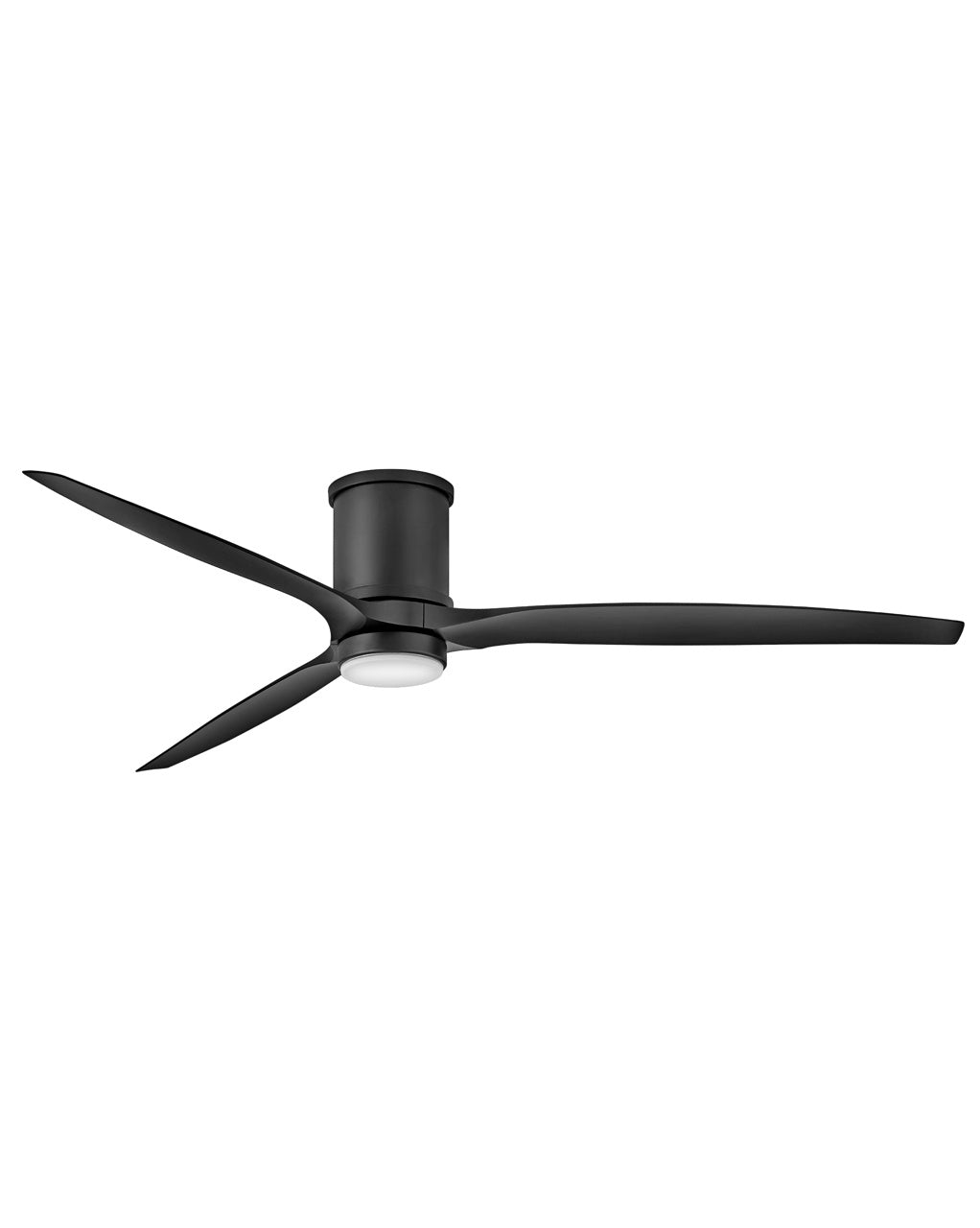 Hover Flush 72" Ceiling Fan in Matte Black by Hinkley Lighting