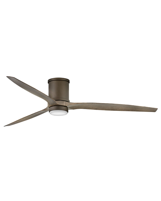 Hover Flush 72" Ceiling Fan in Metallic Matte Bronze by Hinkley Lighting