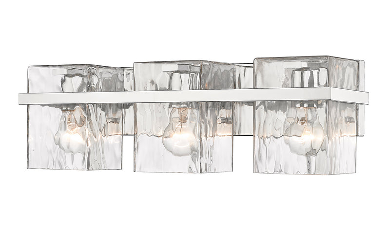 Bennington Three Light Vanity in Chrome
