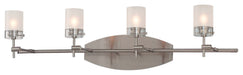 Shimo 4 Light Bath in Brushed Nickel - Lamps Expo