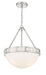 Kirby 3-Light Chandelier in Polished Nickel by Crystorama - MPN KIR-B8105-PN