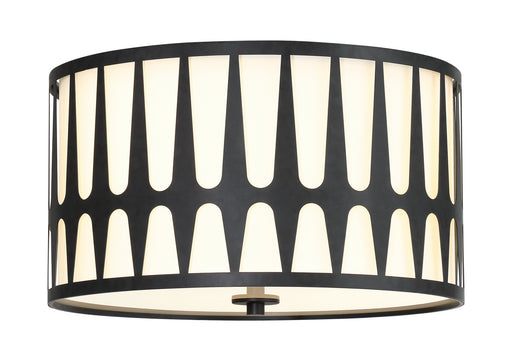 Royston 3-Light Ceiling Mount in Black by Crystorama - MPN ROY-800-BK
