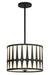 Royston 3-Light Pendant in Black by Crystorama - MPN ROY-803-BK