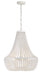 Rylee 6-Light Chandelier in Matte White by Crystorama - MPN 608-MT