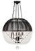 Duval 6-Light Pendant in Matte Black by Crystorama - MPN DUV-626-MK