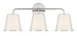 Fulton 3-Light Bath in Polished Nickel by Crystorama - MPN FUL-913-PN
