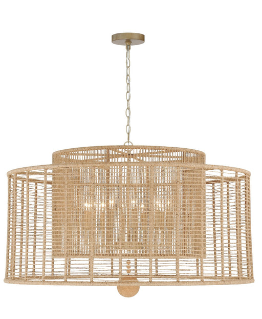 Jayna 12-Light Chandelier in Burnished Silver by Crystorama - MPN JAY-A5009-BS