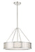 Kendal 4-Light Pendant in Polished Nickel by Crystorama - MPN KEN-8304-PN