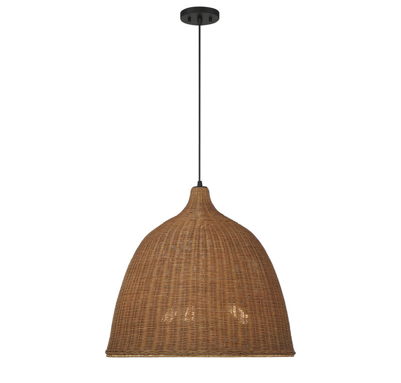 Macra Three Light Pendant in Cafe