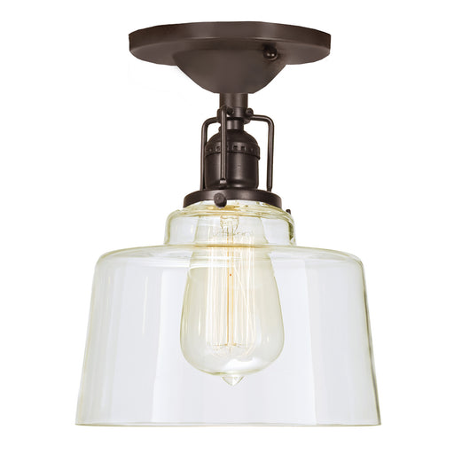 Central Park 1-Light Raya Ceiling Mount  in Oil Rubbed Bronze