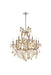 Maria Theresa 13-Light Chandelier in Golden Teak with Golden Teak (Smoky) Royal Cut Crystal
