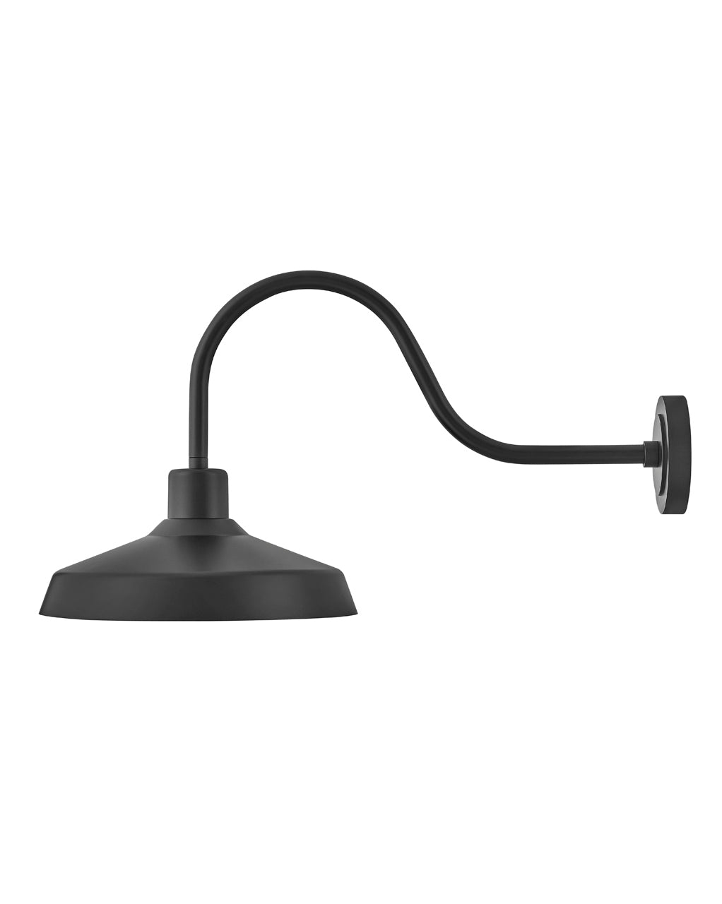 Forge Medium Wall Mount Lantern in Black