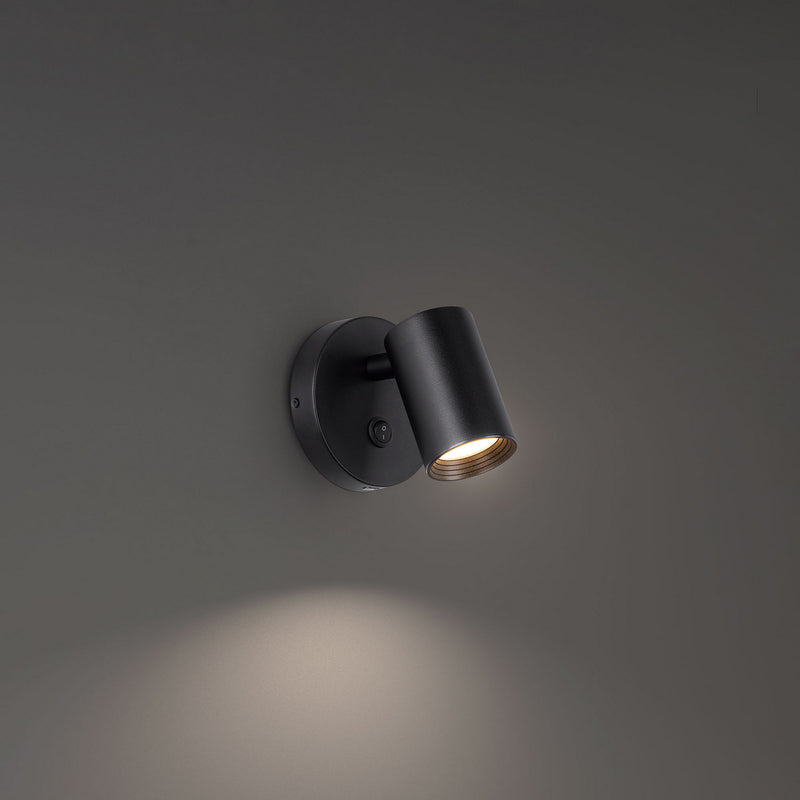 Kepler LED Swing Arm in Black - Lamps Expo