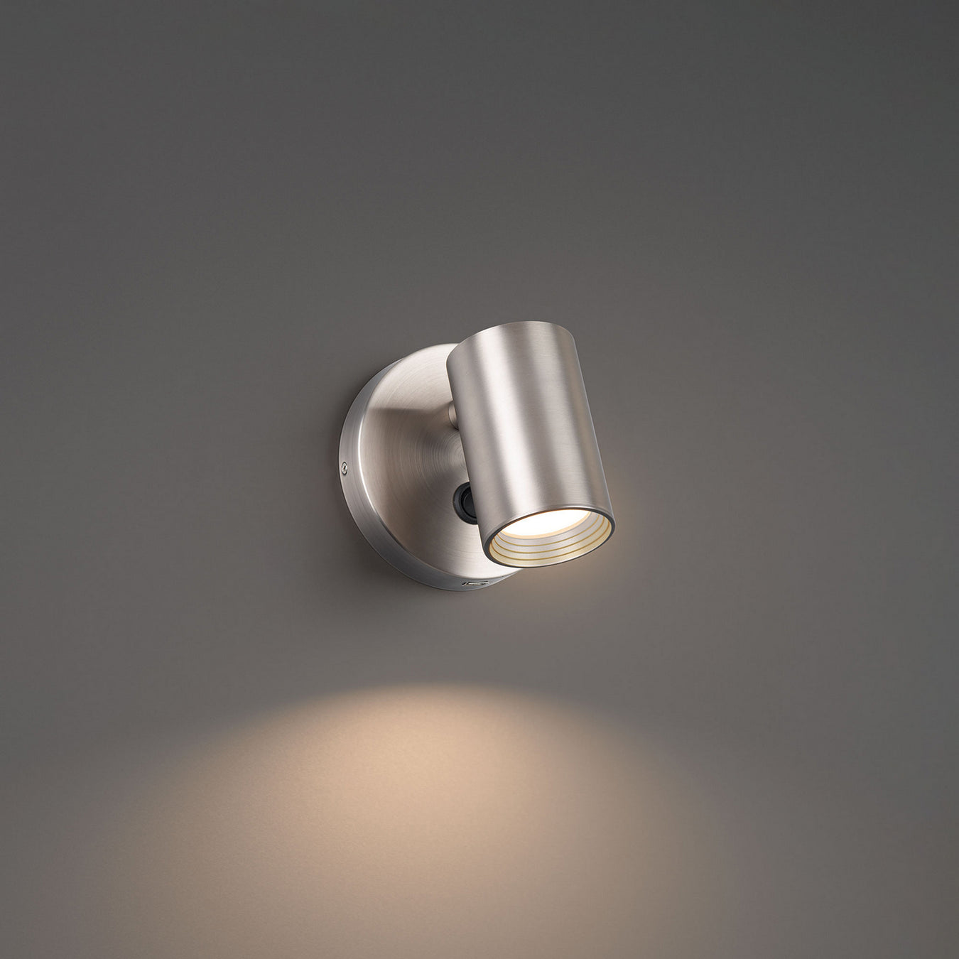 Kepler LED Swing Arm in Brushed Nickel - Lamps Expo