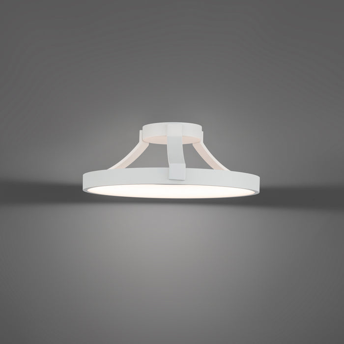 Chaucer LED Flush Mount in White - Lamps Expo