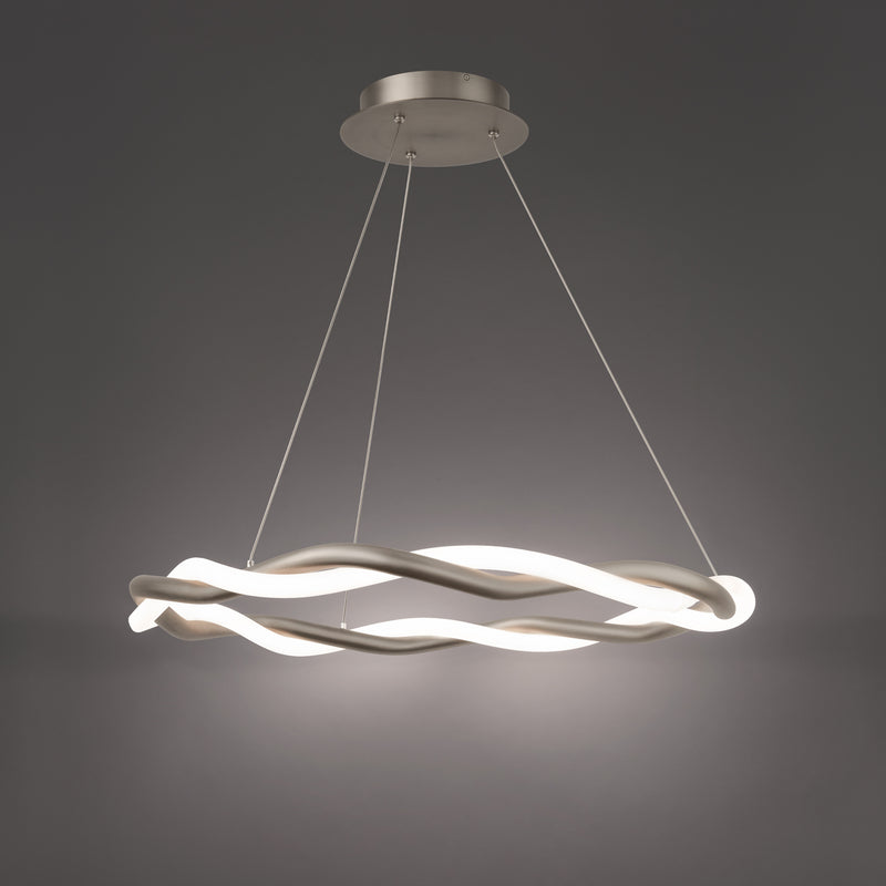 Escapade LED Pendant in Brushed Nickel - Lamps Expo