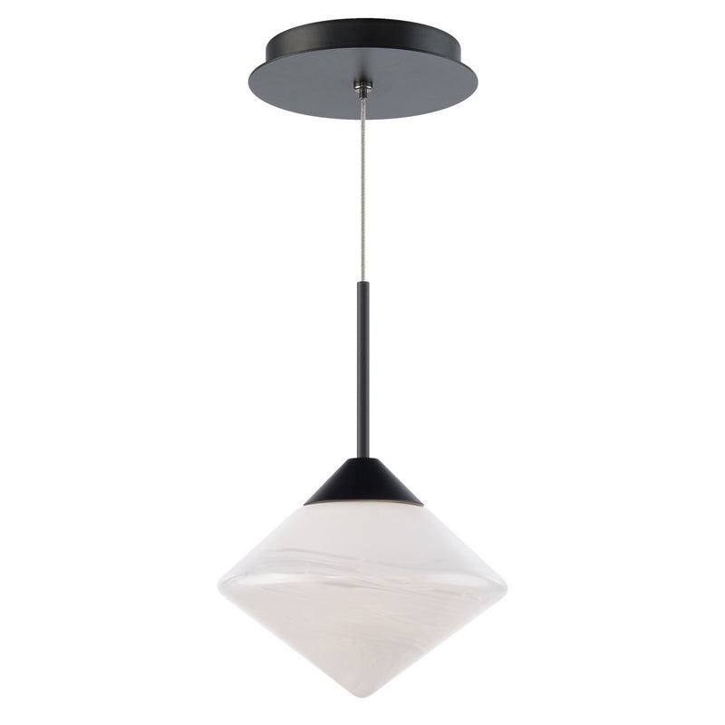 Chrysalis LED Mini Pendant in Black - Lamps Expo