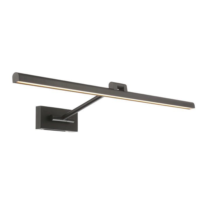 Reed LED Swing Arm Wall Lamp in Black - Lamps Expo