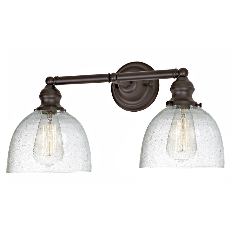Central Park 2-Light Vida Bathroom Wall Sconce in Oil rubbed bronze