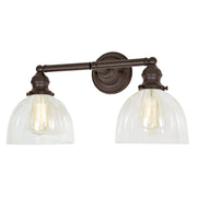 Central Park 2-Light Vida Bathroom Wall Sconce in Oil rubbed bronze