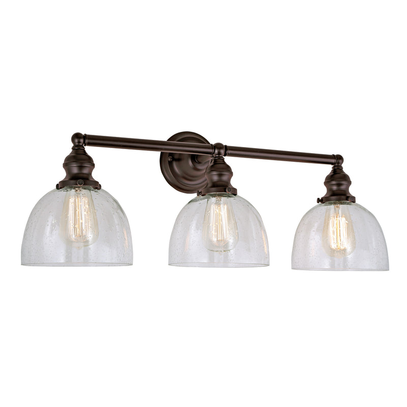 Central Park 3-Light Vida Bathroom Wall Sconce in Oil Rubbed Bronze
