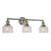 Central Park 3-Light Wrenley Bathroom Wall Sconce in Polished Nickel