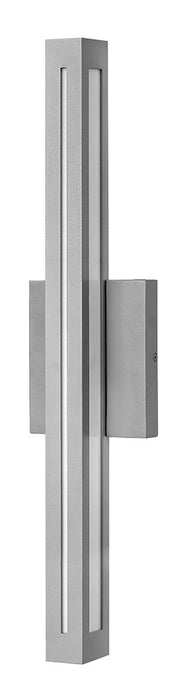 Vue Large Wall Mount Lantern in Titanium